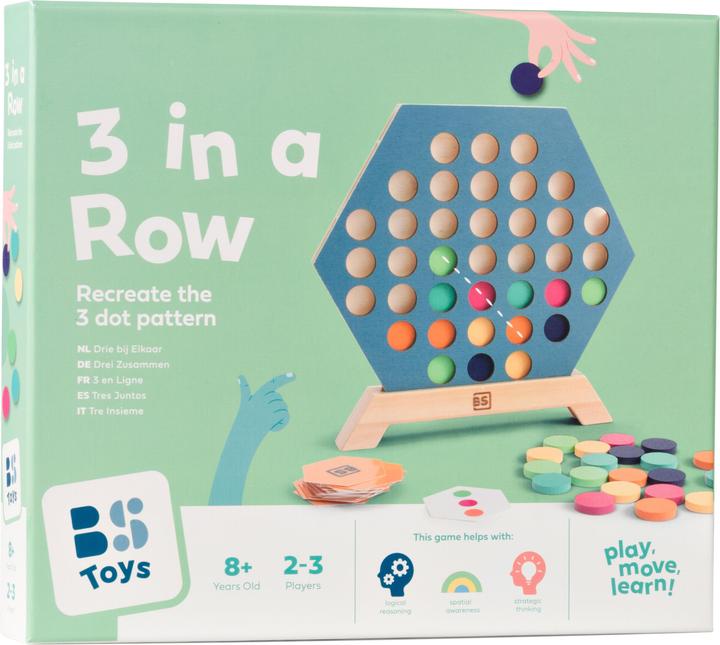 Actual product image BS Toys - 3 in a row (2 - 4 Players)