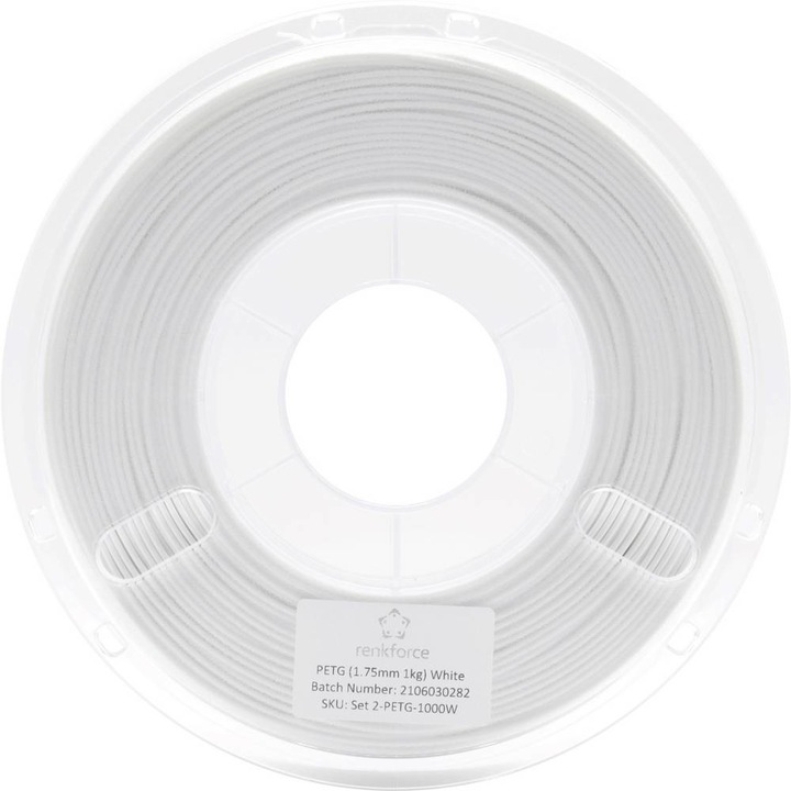 Produktbild Renkforce Filament Test-Sets PETG (PETG, 1.75 mm, 1000 g, Weiss)