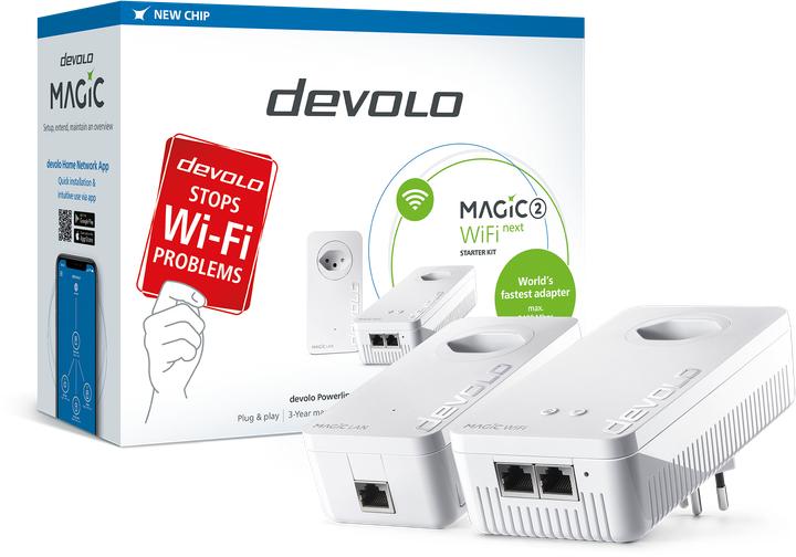 Produktbild Devolo Magic 2 WiFi next Starter Kit (2400 Mbit/s)