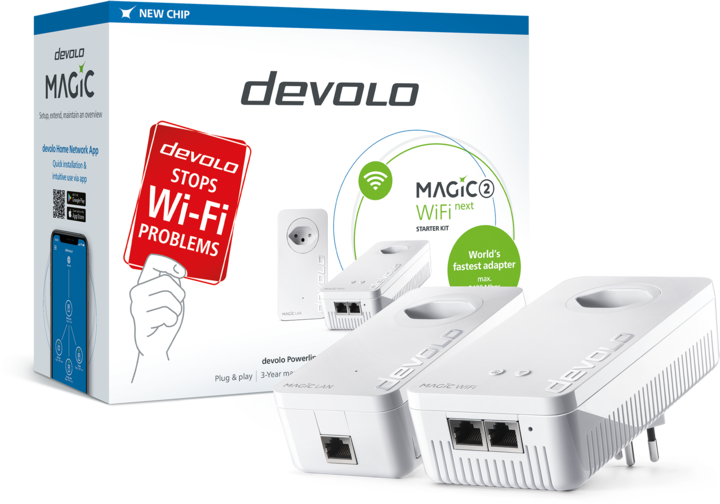 Produktbild Devolo Magic 2 WiFi next Starter Kit (2400 Mbit/s)