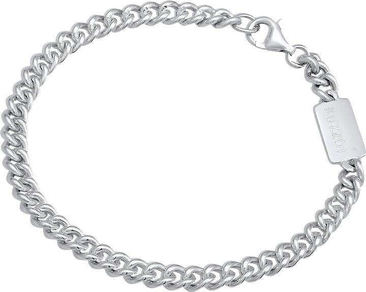 Produktbild Kuzzoi Armband Herren Rundpanzer Massiv 925 Silber (19 cm, 925er Sterling Silber)