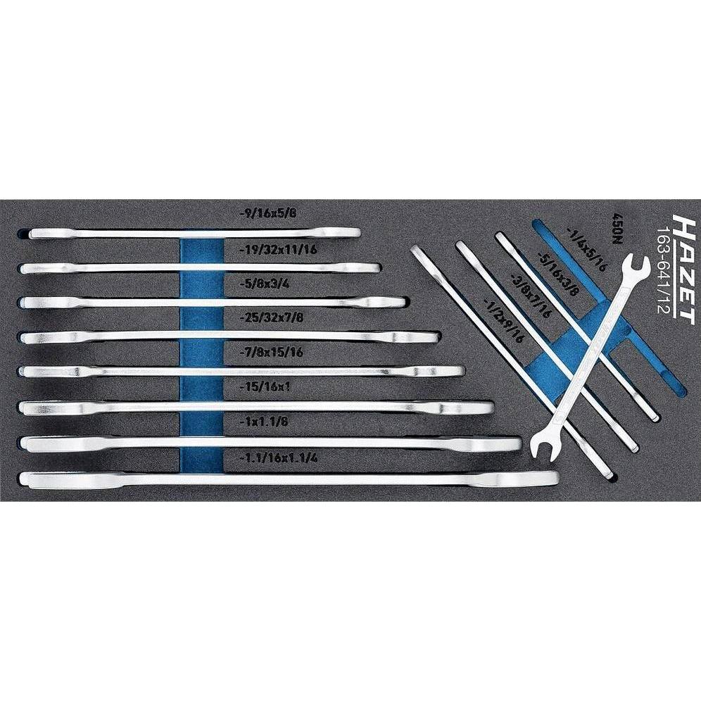 HAZET, Chiave inglese, 163-641/12 Doppel-Maulschlüssel-Satz