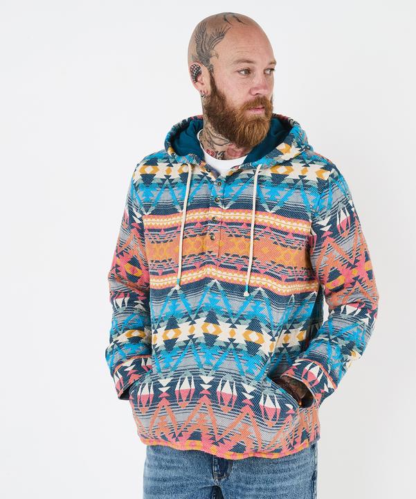 Immagine prodotto Joe Browns Bright Aztec Button Detail Hoodie (S)