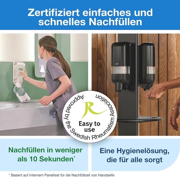 Produktbild Tork Premium-Schaumseife zur Händedekontamination (Flüssigseife, 1000 ml)