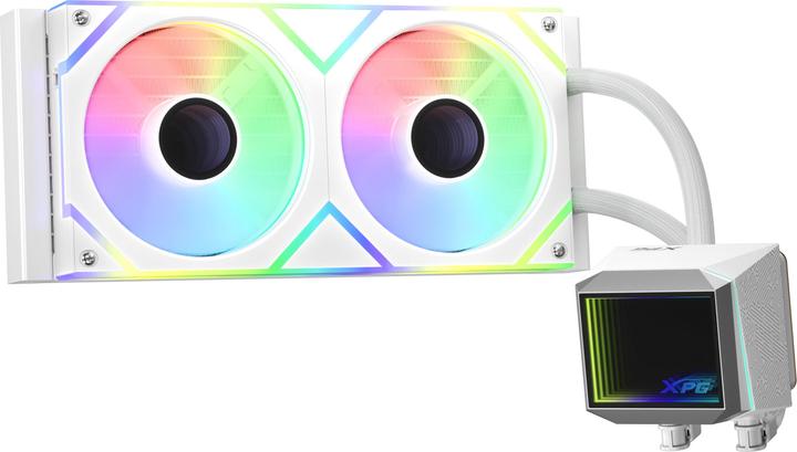 Actual product image Adata WAK XPG LEVANTE II 240 (2*120mm ARGB Fan) weiss retail