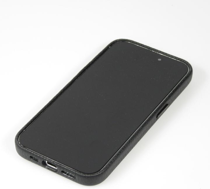 Image du produit PhoneLook Coque Cuir de veau luxe grainé intégral avec boutons métalliques et MagSafe (Apple iPhone 14 Pro)
