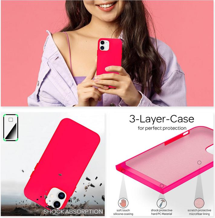 Produktbild Nalia Liquid Silikon Handyhülle (Apple iPhone 12)