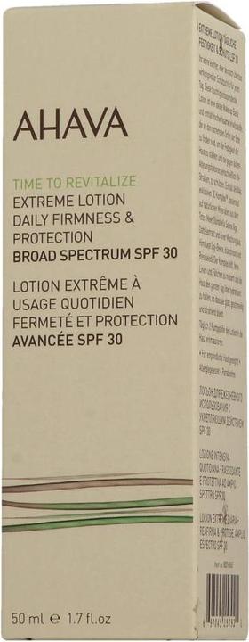 Actual product image Ahava Extreme Lotion SPF 30 (50 ml, Day cream, SPF 30)