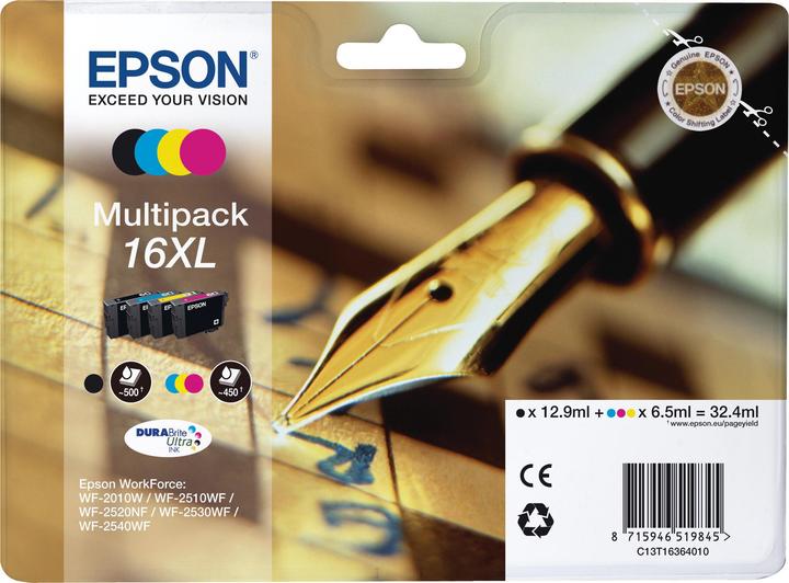 Produktbild Epson 16XL DuraBrite Ultra (M, C, Y, BK)