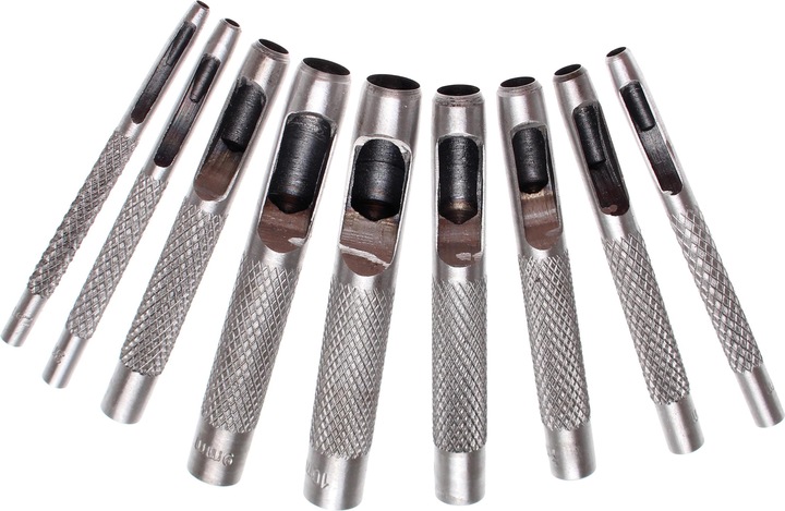 BGS Punch set 2.5 - 10 mm 9 pcs.