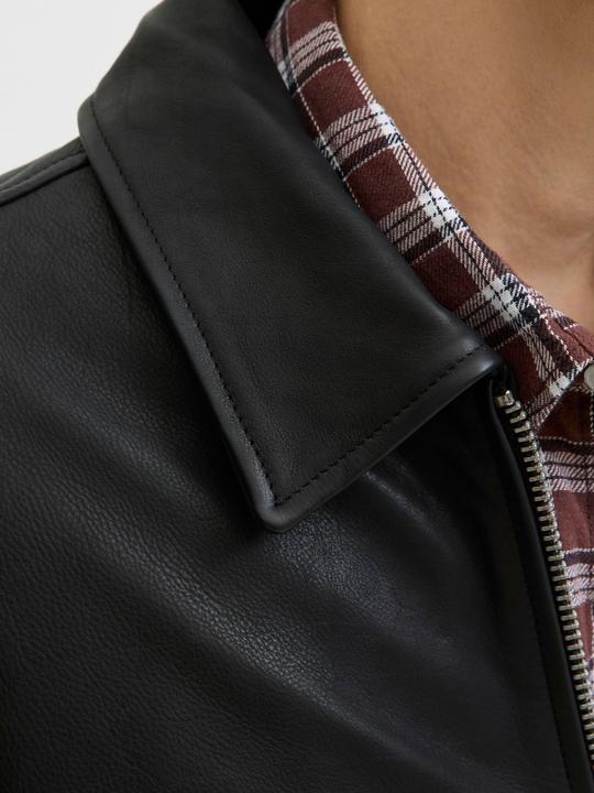 Actual product image Jack & Jones Jjecasablanca Leather Jacket Ln (XL)