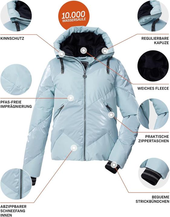 Produktbild Killtec Giacca da Sci Trapuntata con Cappuccio (40)