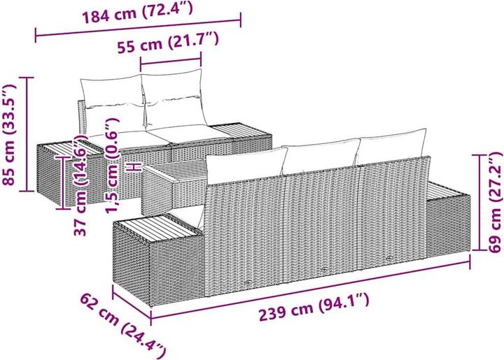 Produktbild vidaXL Chaya