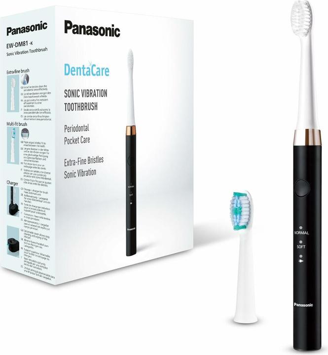 Actual product image Panasonic Electric Toothbrush EW-DM81-K503 Rechargeable, For adults, Number of brush heads included 2, Number (Sonic toothbrush)