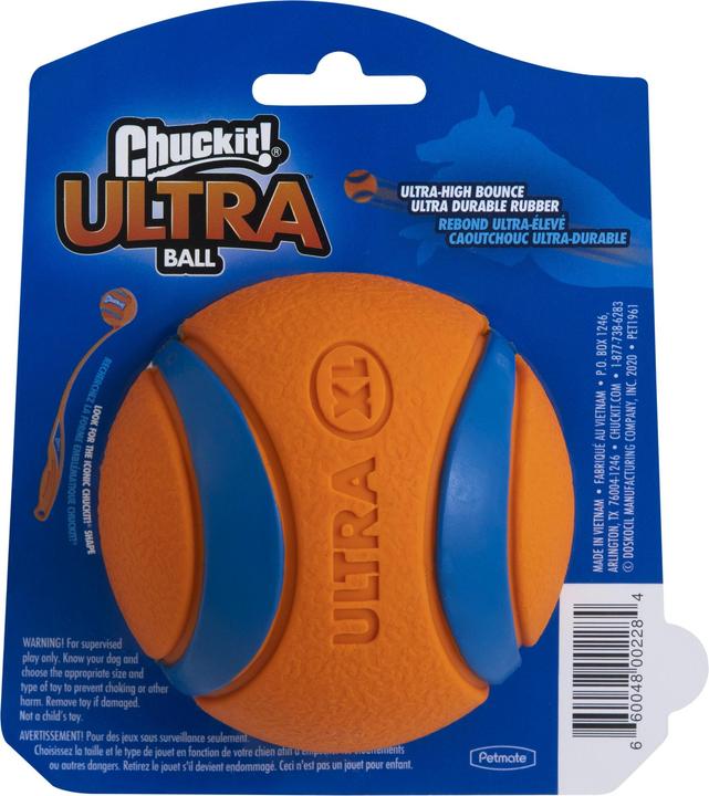 Produktbild Chuckit! Chuckit - Ultra Ball XL 9 cm 1 Pack - (CHUC170401) (Kauspielzeug Hund)
