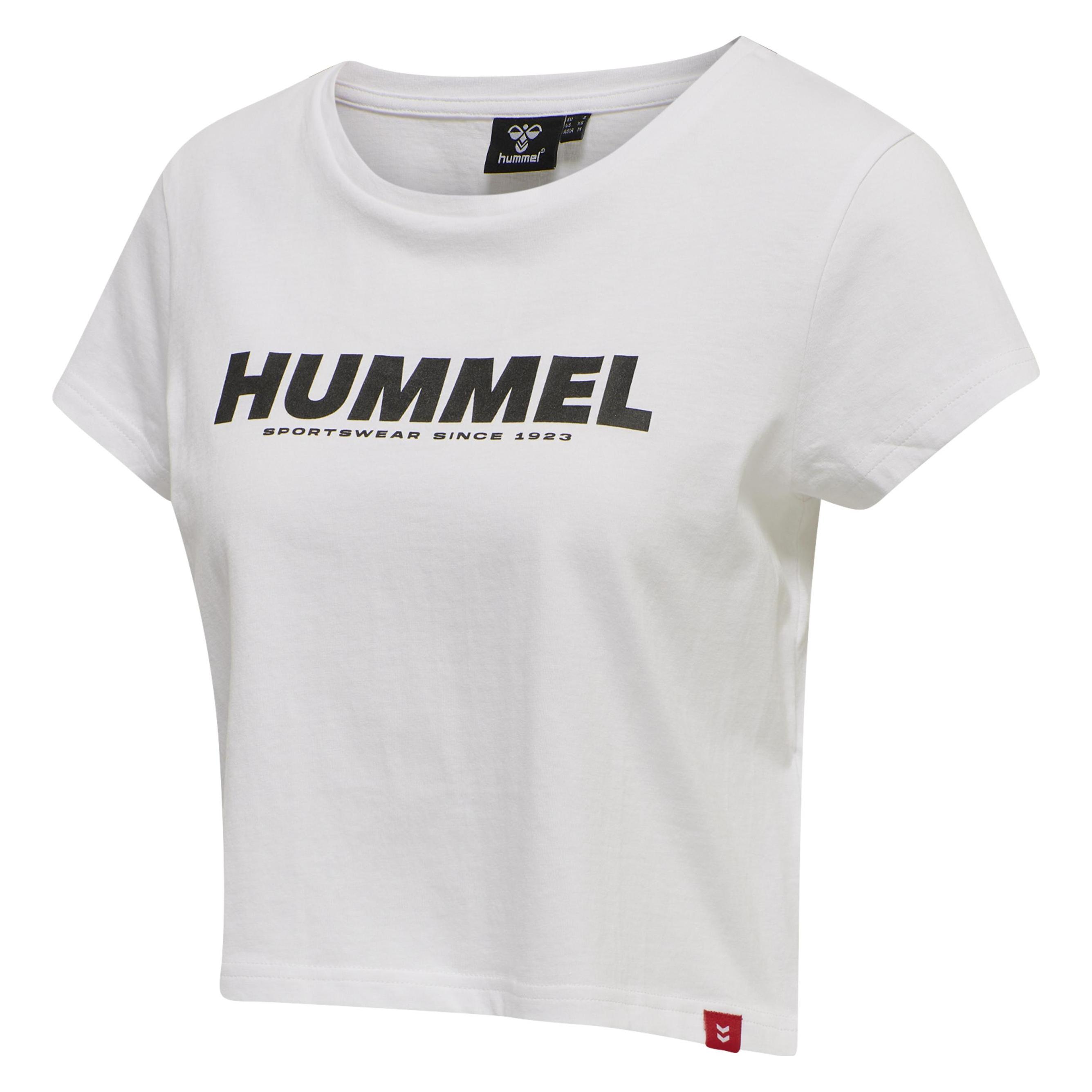 Hummel, Damen, Sportshirt, Legacy Woman Cropped T-Shirt (M), Weiss, M