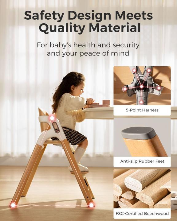 Actual product image Momcozy DinerPal Highchair