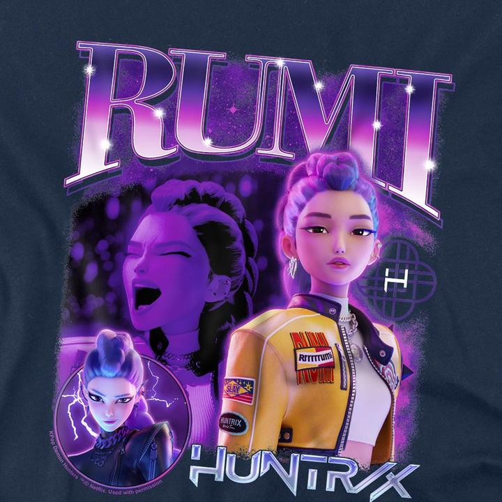 Immagine prodotto K-Pop Demon Hunters Huntr/X Maglietta Rumi Bambini (140, 146)