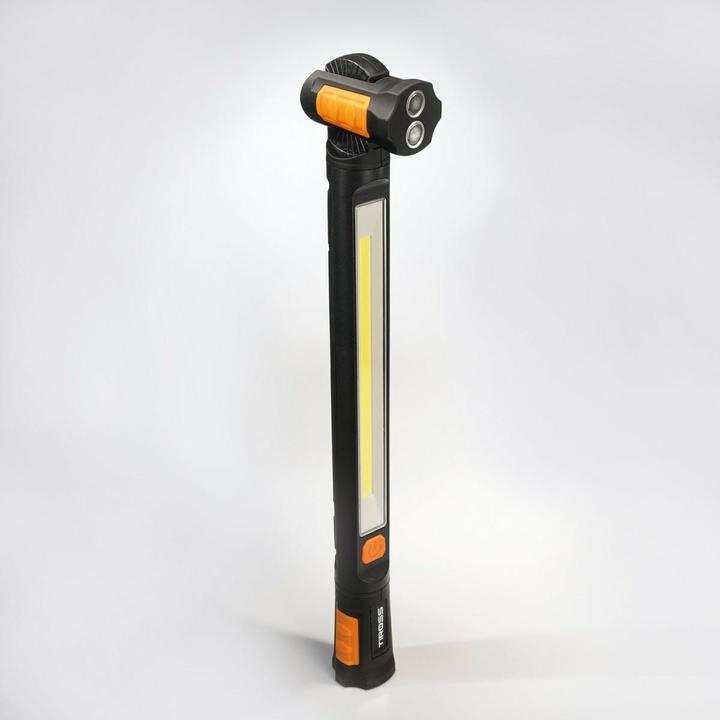Actual product image MGA TIROSS TS1902 Multifunctional Rechargeable Work Lamp 10W COB LED, 1000 Lumen, 4pcs. Magnets,2 (1000 lm)