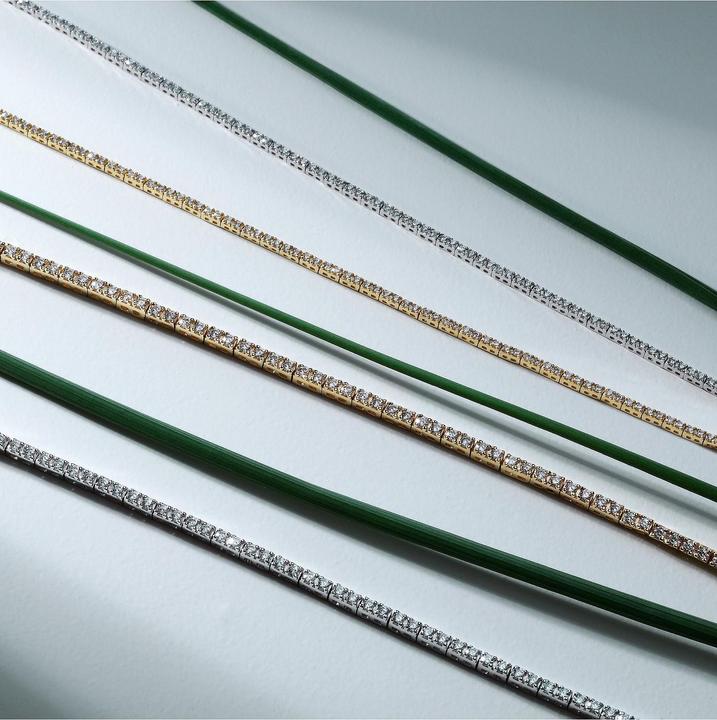 Produktbild Live Diamond Armband (18 cm, Recycelt, 375er Weissgold)