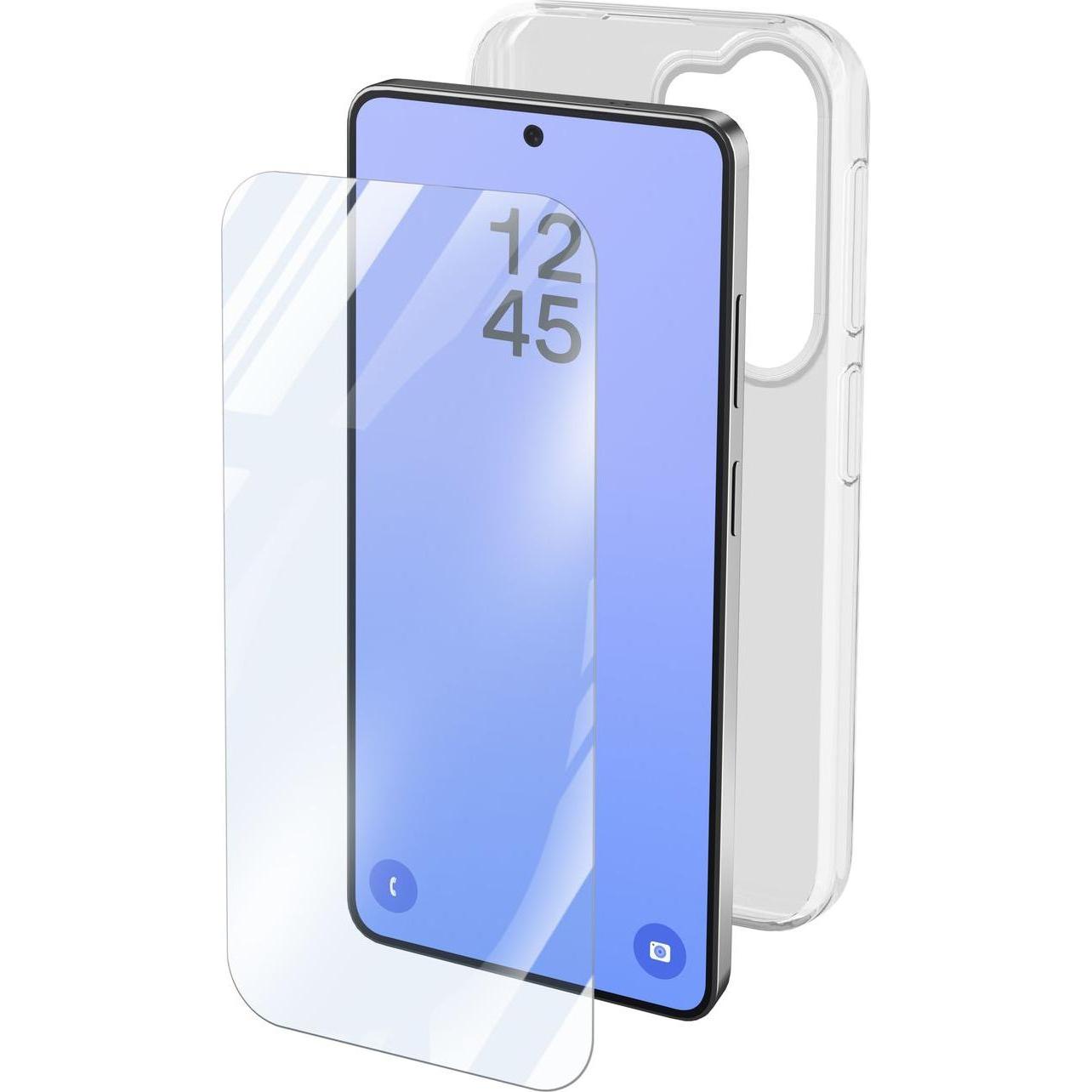 Cellularline Protection Kit f. S26 Ultra Schutzfolie und Backcover, transparent für Samsung Gakaxy S (Samsung Galaxy S26 Ultra), Pellicola protettiva 