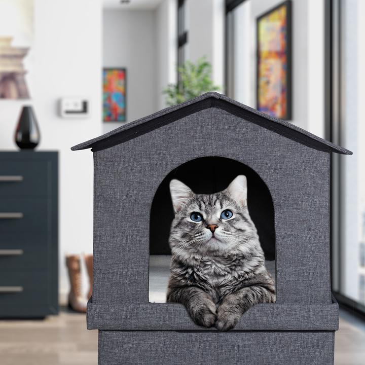 Actual product image Relaxdays Cat house (Cat)