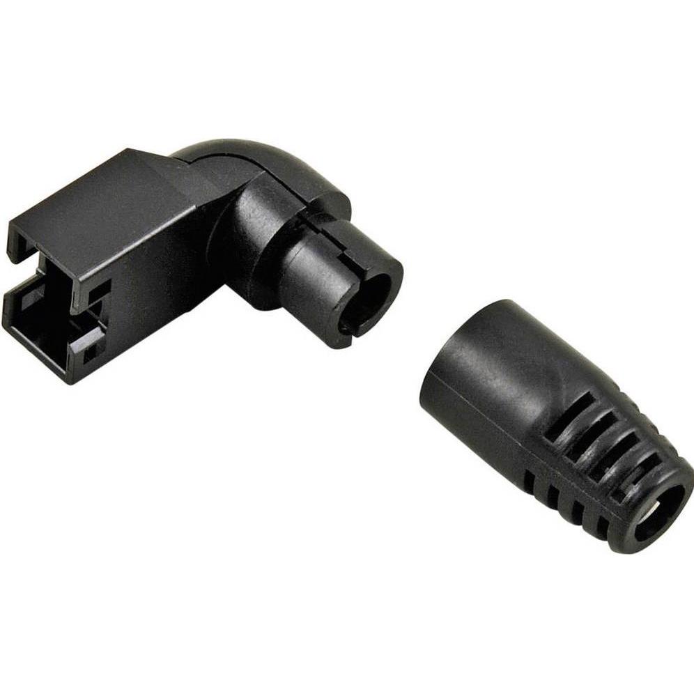 Hirose Electronic Knickschutztülle für -Steckverbinder abgewinkelt, Elektronikkabel + Stecker, Schwarz