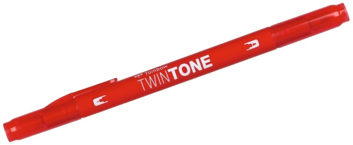 Produktbild Tombow Twintone Fasermaler (25, Red, 1 x)