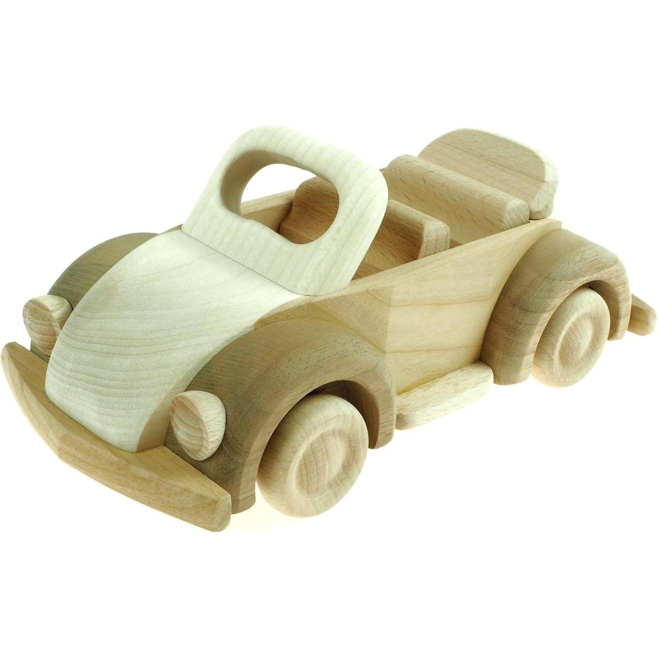 Holzecke Spielzeugauto „VW Käfer" Cabrio - Holzauto