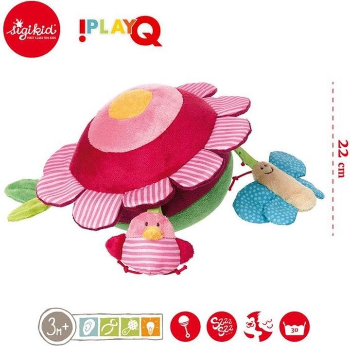 Produktbild Sigikid Aktivierungsball - Käfer auf der Wiese mit Rassel- und Raschelfolie - PlayQ (41877)