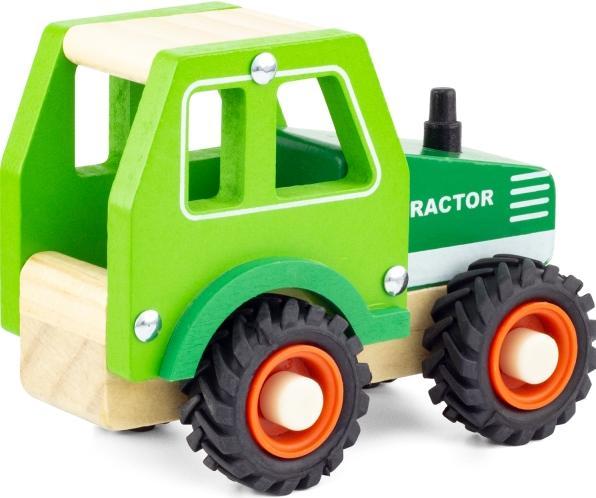 Image du produit Ulysse Couleurs d'Enfance Tracteur vert en bois naturel