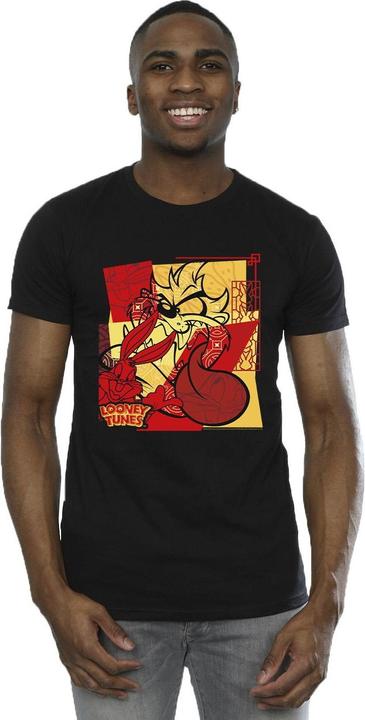 Immagine prodotto Looney Tunes Taz Bugs Rabbit New Year Maglietta Uomo (3XL)