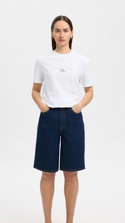 Actual product image Selected Femme Baumwoll Print T-Shirt (L)