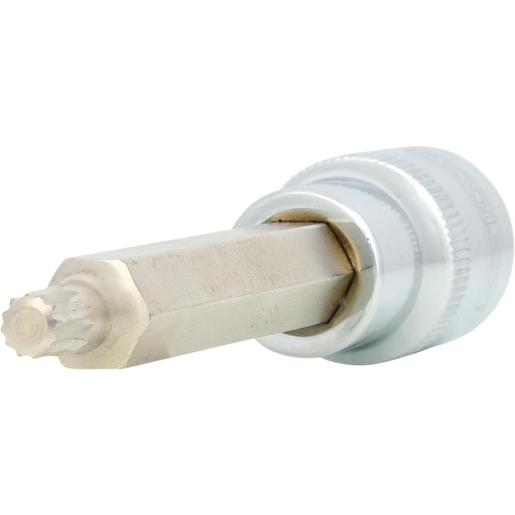 KS Tools, Steckschlüssel + Stecknuss, 1/2" CHROMEplus Bit-Stecknuss lang