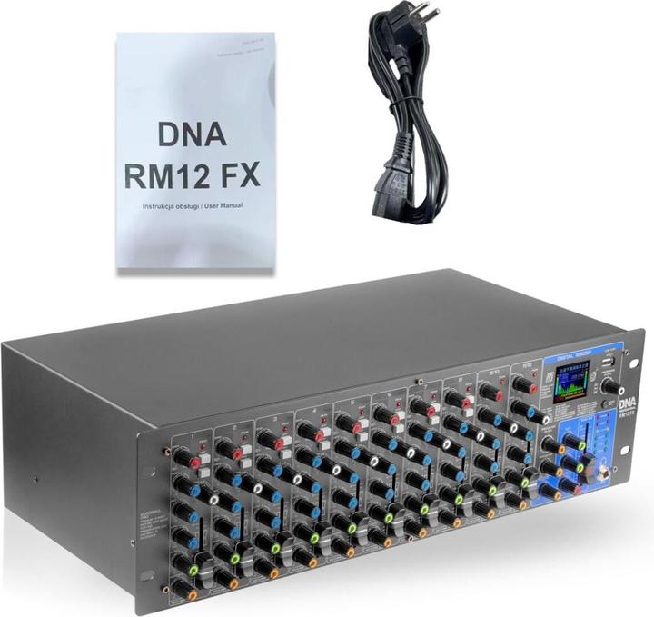 Produktbild DNA Footwear DNA RM12 FX analogowy mikser dźwięku Bluetooth DSP