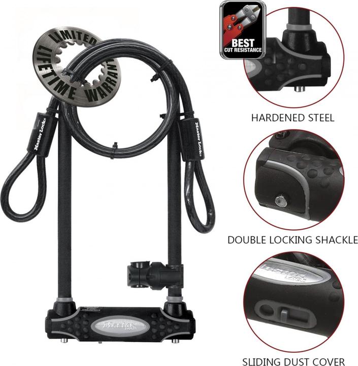 Actual product image Master Lock 8285 LW U-lock (120 cm)