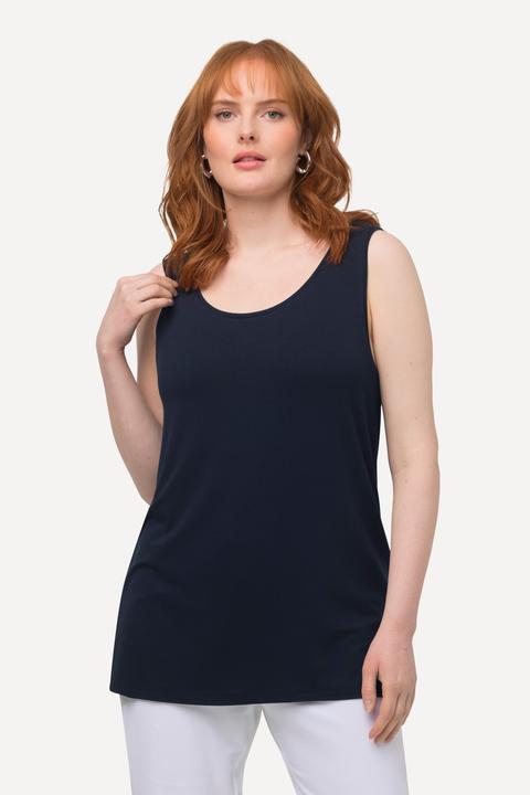 Produktbild Ulla Popken Top, Rundhals, Classic, Stretch, breite Träger, ärmellos (58)