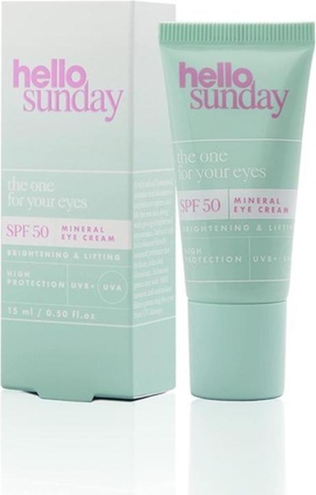 Image du produit Hello sunday the one for your eyes Crème minérale pour les yeux SPF 50 (Crème pour les yeux, 15 ml)