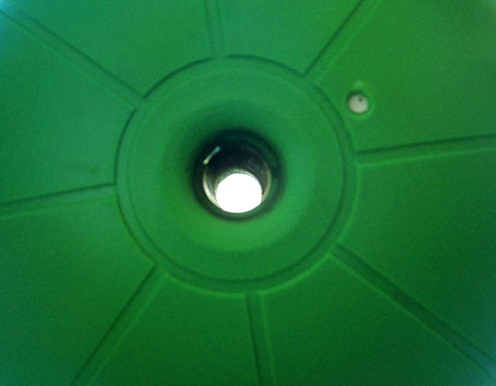 Actual product image Trial ® Spezial-Medizinball mit Seilführung (5 kg, 290 mm)