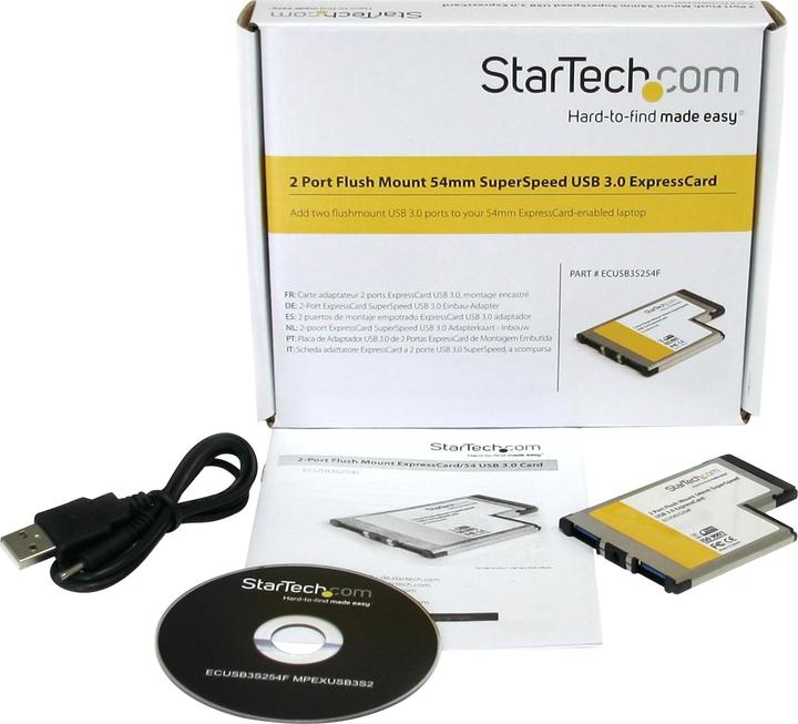 Produktbild StarTech Flush Mount Expresscard USB 3