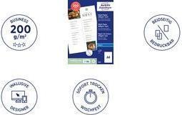 Actual product image Avery Business inkjet paper (200 g/m², A4, 50 x)