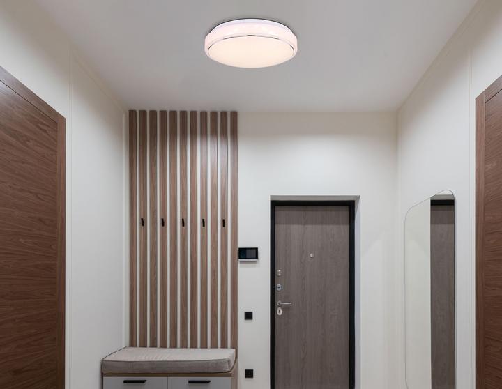 Actual product image Globo Ceiling light Kalle white 1xLED (1300 lm)