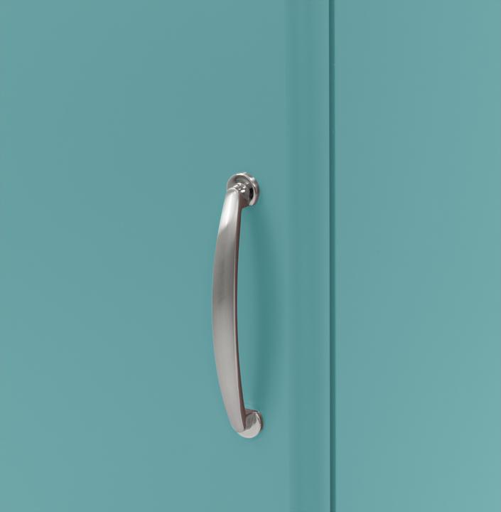 Actual product image tenzo Malibu half cabinet metal/wooden material 50x41x143 cm (50 x 41 x 143 cm)