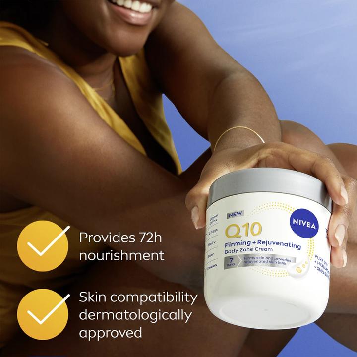 Actual product image NIVEA Q10 Straffend + Verjüngend Body Creme (Body cream, Body lotion, Body milk, 400 ml)