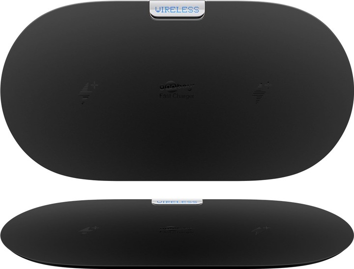 Image du produit Goobay Tapis de charge rapide double sans fil (10 W)