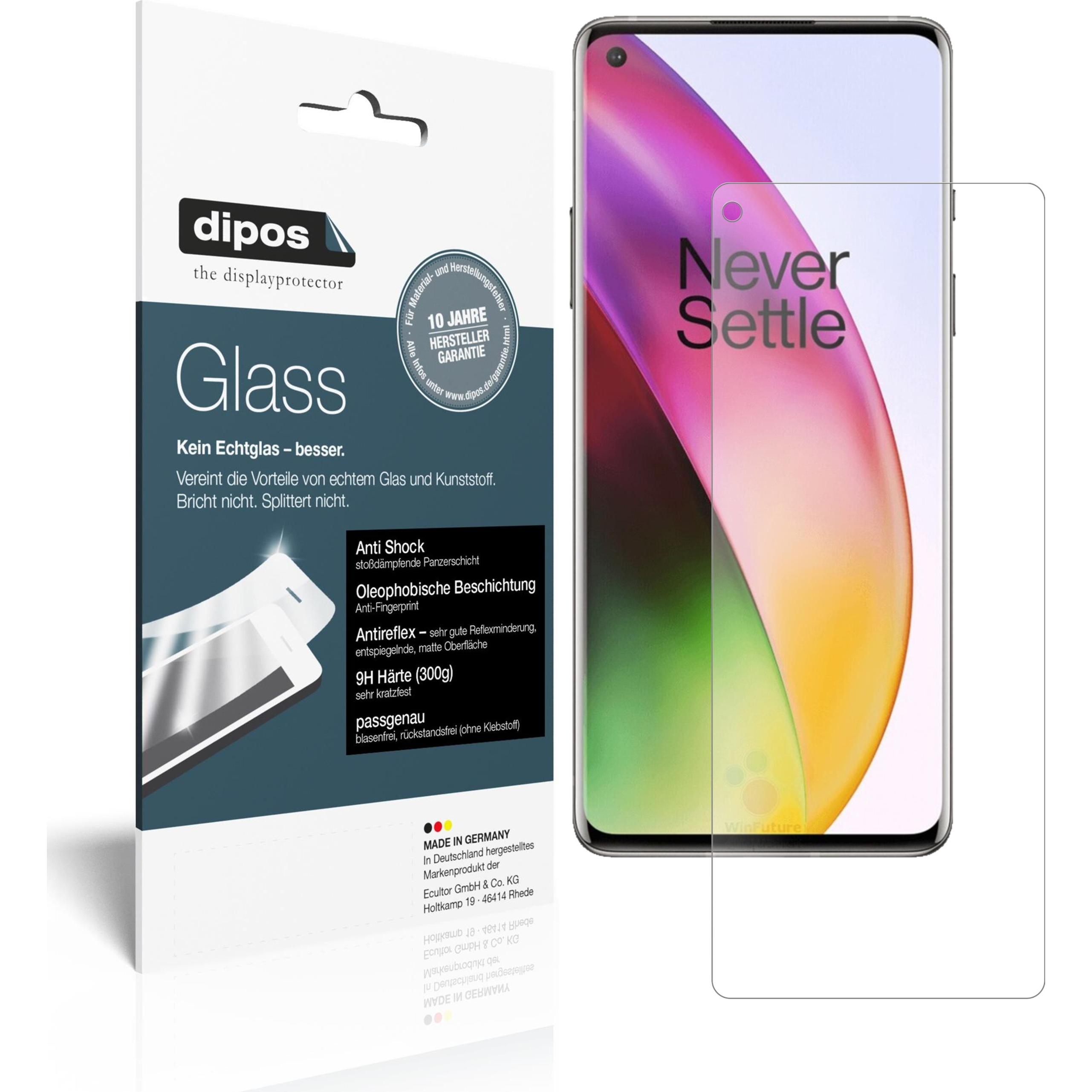 Thumbnail - Dipos Displayschutz Anti-Shock (2 Stück, Oneplus 8), Smartphone Schutzfolie, Transparent