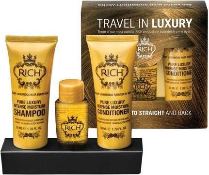 Produktbild Rich Travel in Luxury Gift Set - Intense Moisture Shampoo 1.70 Fl Oz, Intense Moisture Conditioner 1 (Haarpflege set)