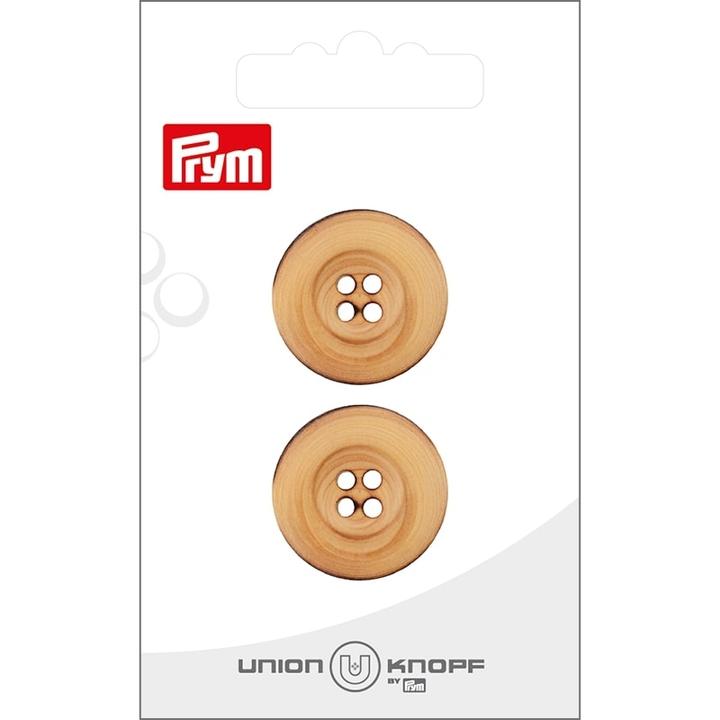 Immagine prodotto Prym Bottoni a 4 fori da 23 mm, 2 pezzi, beige