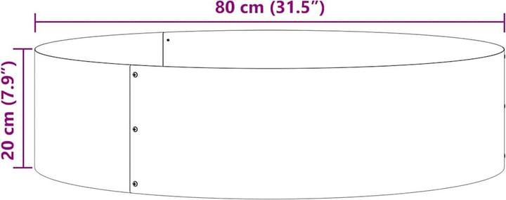 Actual product image vidaXL Garten-Pflanzgefäss