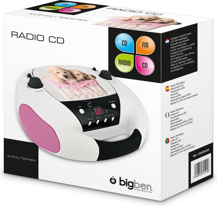 Produktbild Bigben BB Lettore Radio CD Cane